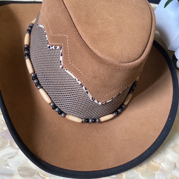 MEN'S HEAD'N HOME SIROCCO LEATHER HAT - Picture 7 of 12